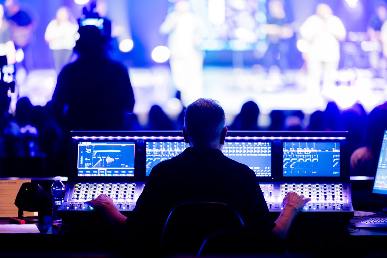Sound Engineer at the Mixing Console